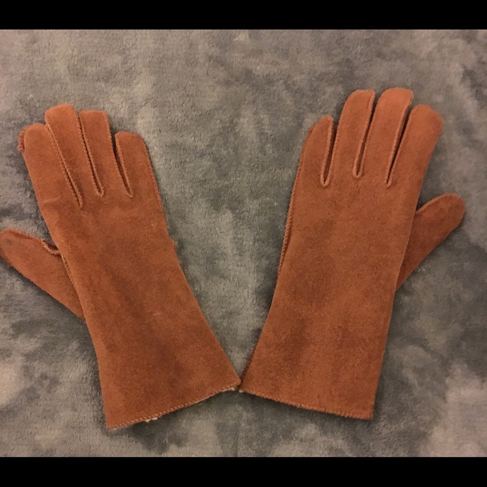 💕NWOT Merino Shearling Leather Gloves-Small